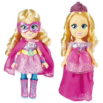 9-Love, Diana Mashup Princess To Superhero, 13 Doll