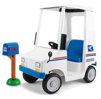 21-Kid Trax - a USPS Mail Delivery Truck