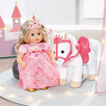 11-Baby Annabell Little Sweet Princess & Pony