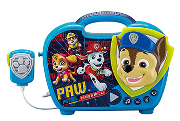 7-eKids’ PAW Patrol Sing Along Boombox features a real working microphone