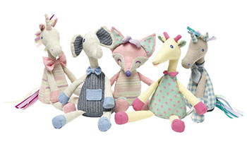 14-Group-Wilberry-Linen-Soft-Toys-Puppets by Post