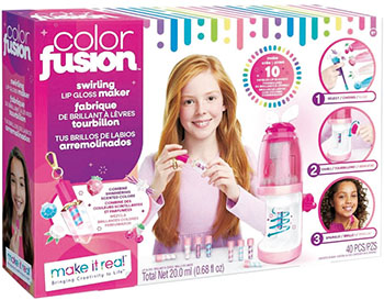13-Color Fusion Swirling Lip Gloss Maker-Make it Real