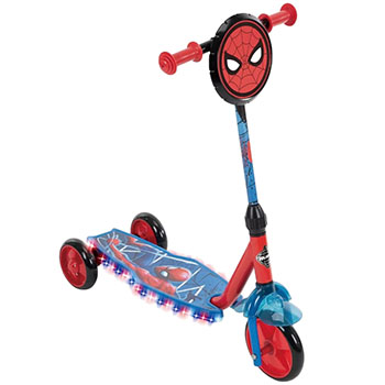 25-Huffy Spider-Man Electro-Light Scooter
