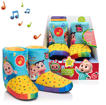 16-CoComelon JJ’s Musical Freeze Dance Boots (Wow! Stuff)