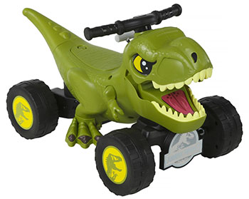 1-Jurassic World 6V T-Rex Quad with Interactive Play Features