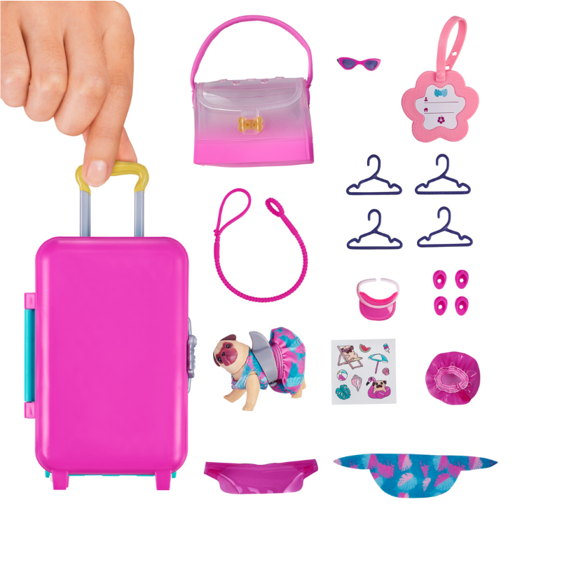 18-Real Littles Cutie Carries Pet Roller Case and Bag Pack