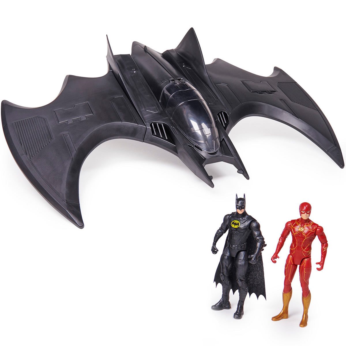 图12-The Flash Ultimate Batwing with The Flash and Batman Action Figures Set-spin