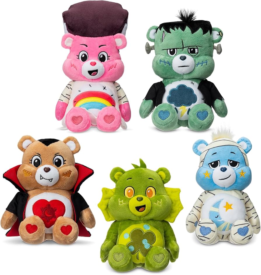 6-Care Bears Universal Monsters toys